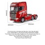 Camión Scania 770S V8 Huina 1501 RTR 19 canales 1/18