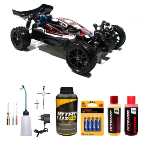 Pack Coche RC Buggy VRX Spirit N1 Negro con accesorios iniciación