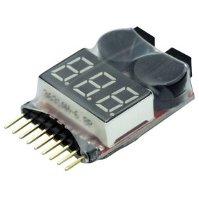 SALVA LIPO 8S CON VOLTIMETRO Y ALARMA