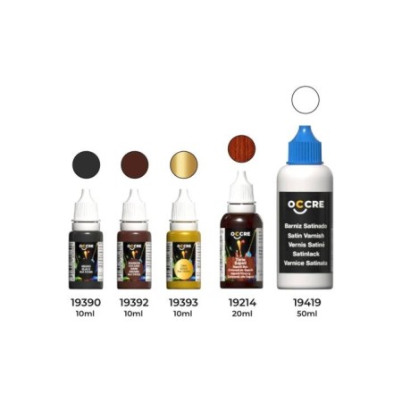 Pack Pinturas, Tinte y Barniz para Maqueta Occre Barco Albatros