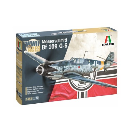 Maqueta Avión Italeri BF 109 G-6 Aces 1/72