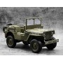 Coche Militar RC E-Zee Jeep WILLYS 1/10 6Km/h (Brushed) con luces