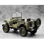 Coche Militar RC E-Zee Jeep WILLYS 1/10 6Km/h (Brushed) con luces