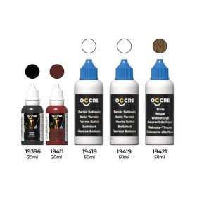 Pack pinturas acrílicas, tinte y barniz para maqueta Victory Occre PR001