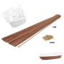 Pack completo Maqueta Barco Occre Victory con forro, pinturas, tinte y barniz