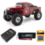 Pack Coche RC Crawler RGT Challenger RTR 1/10 (Brushed) Rojo con batería, pilas y cargador