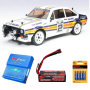 Pack Coche RC Rally FTX MK2RS 1/10 (Brushless) Blanco con Batería 3S y Cargador