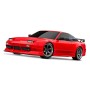 Pack Coche RC Traxxas 4-Tec Drift Nissan 240SX 1/10 (Brushed) Rojo con Batería y Cargador