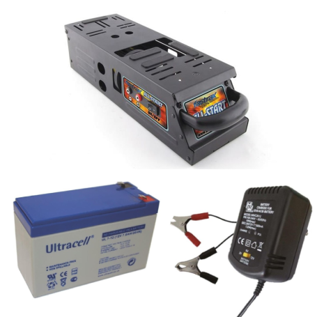 Pack Mesa de Arranque con Batería y Cargador para coches RC nitro 1/10 y 1/8