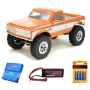 Pack Coche RC Crawler FTX Ruffneck 1/10 (Brushless) naranja con batería, pilas y cargador