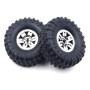 Ruedas llanta plateada rc crawlers Hb-Toys ZP100X