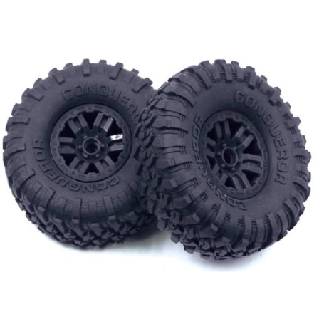 Ruedas llanta negra rc crawlers Hb-Toys ZP100X
