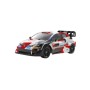 Pack voiture de rallye radiocommandée Tamiya Toyota Yaris 1/10 (non assemblée) avec servo, batterie et chargeur