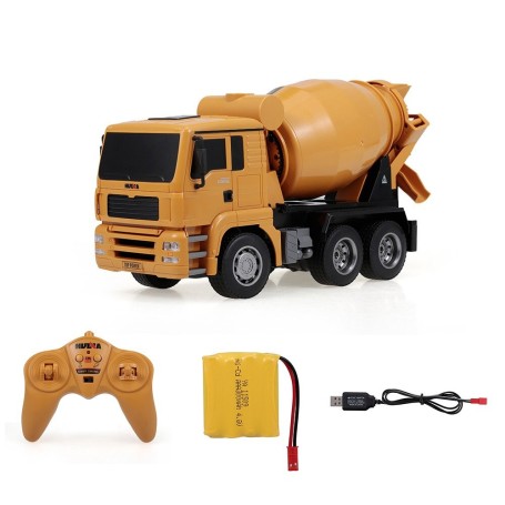 Camion malaxeur à ciment radiocommandé 1/18 (Huina 1333)