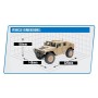 Camión militar RC E-Zee Hummer 1/16 (Brushed)