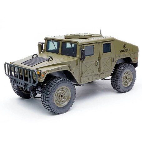Camión militar RC E-Zee Hummer 1/16 (Brushed)