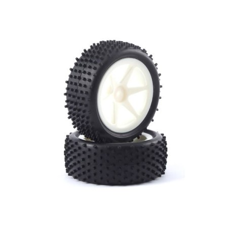 RUEDA BUGGY 1/10 DELANTERA (RADIOS / STUB)