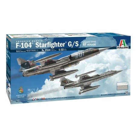 Maqueta Avión Militar Italeri F-104 STARFIGHTER G/S 1/32 (Upgraded Edition)