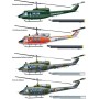 Helicoptero militar 1/48 AB 212 / UH 1N - ITALERI