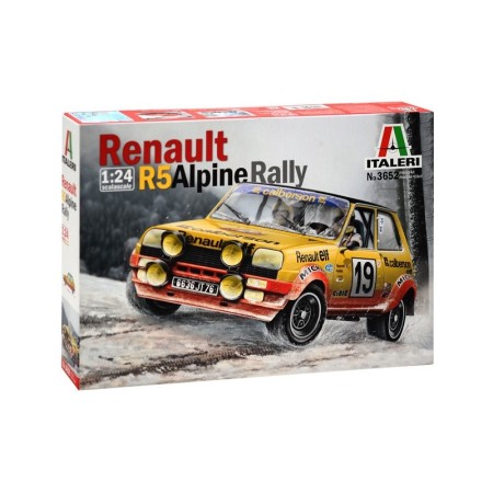 Coche 1/24 Renault R5 Alpine Rally - ITALERI
