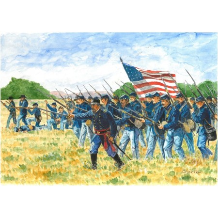 HISTORICS 1/72 AMERICAN CIVIL WAR UNION INFANTRY