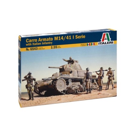 Tanque 1/35 M14/41 I SERIE with Italian I - ITALERI