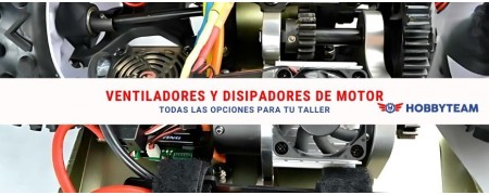 Ventilateurs et dissipateurs thermiques pour moteurs | Radiocommande | Hobbyteam