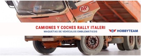 Achetez les maquettes en plastique Italeri de camions et de voitures de rallye