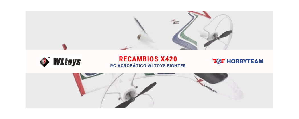 Avion de voltige radiocommandé Wltoys X420 FIGHTER