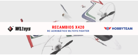 Avion de voltige radiocommandé Wltoys X420 FIGHTER