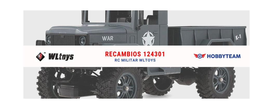 Camion militaire radiocommandé WLtoys 124301