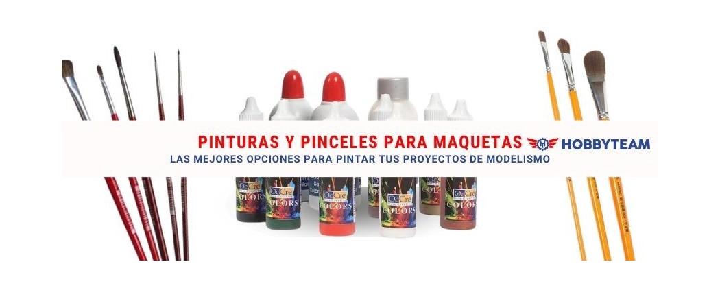 Pinturas y Pinceles para Maquetas | Modelismo | Hobbyteam