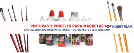 Peintures et pinceaux pour le modélisme | Modélisme | Hobbyteam