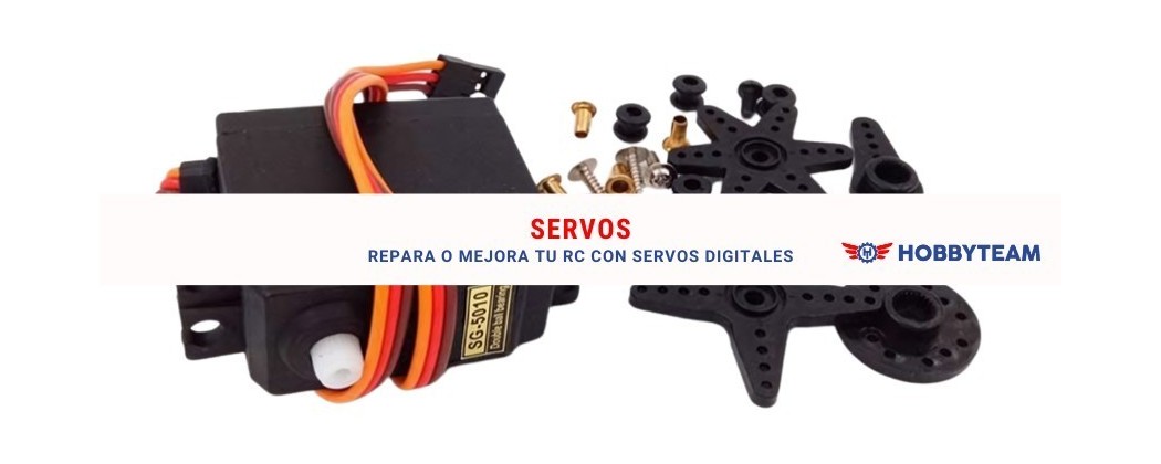 Servos et klaxons pour radiocommande