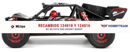 Recambios Coche RC Desert Buggy Wltoys XKS 124018 y 124016