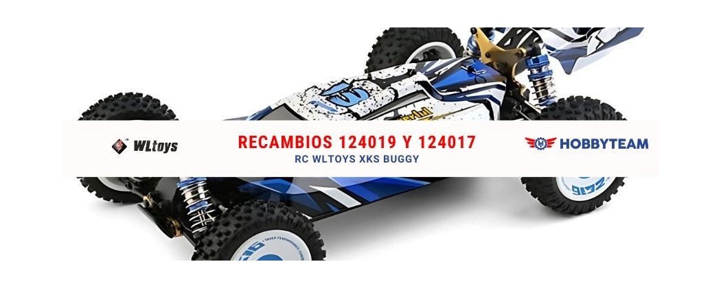 Pièces détachées pour buggy radiocommandé Wltoys XKS 124019 et 124017