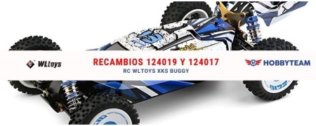 Pièces détachées pour buggy radiocommandé Wltoys XKS 124019 et 124017