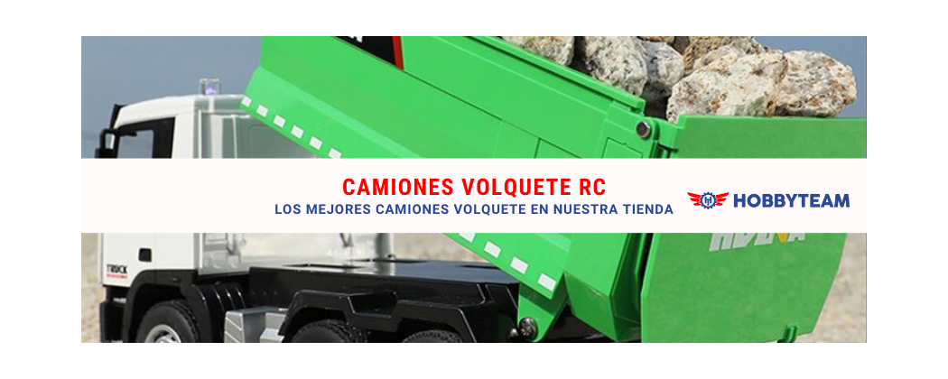 Camions-bennes radiocommandés