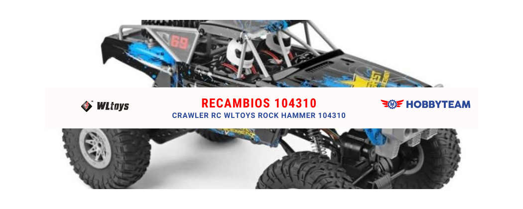 Voiture RC Crawler Recambios Wltoys Rock Hammer 104310