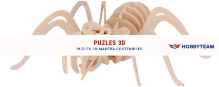 Puzzles 3D de Madera | Rompecabezas 3D | Hobbyteam