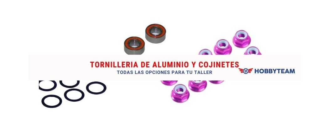Vis et roulements en aluminium | Radiocommande | Hobbyteam