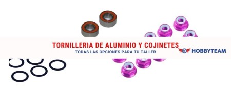 Vis et roulements en aluminium | Radiocommande | Hobbyteam